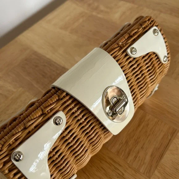Kate Spade Wicker Clutch - Picture 4 of 10